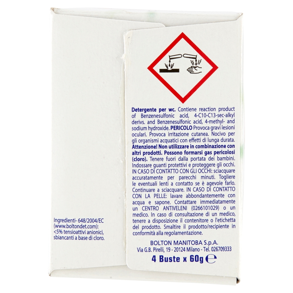 Wc Net Energy Candeggina polvere 4 Buste x 60 g